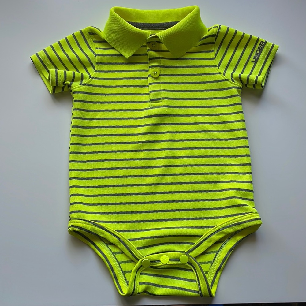 Under Armour Collared Heat Gear Onesie Size 3-6M